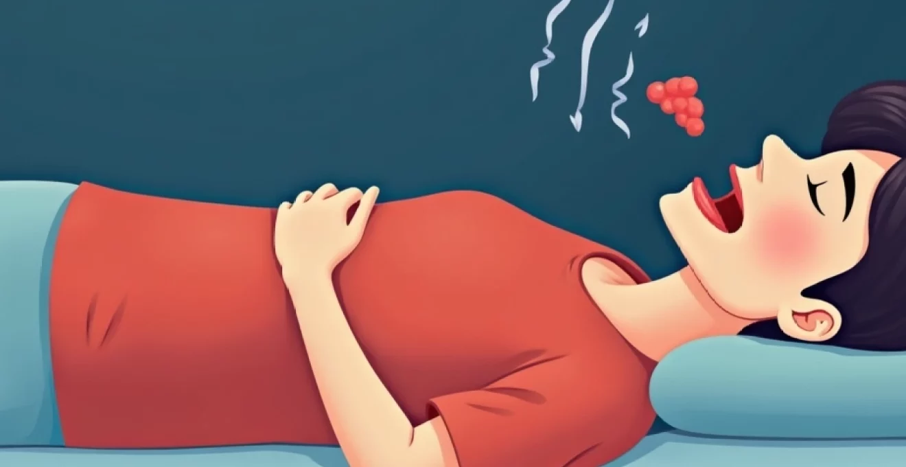 gurgling-in-the-throat-when-lying-down-causes